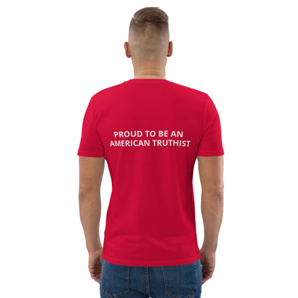 Unisex organic cotton t-shirt - MOCK AMERICA GREAT AGAIN - Image 4